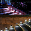 6x Solar Powered Fence Lights Wall Door Step Led Light Outdoor Garden Lighting