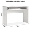 Computer Desk Laptop Pc Study Table Home Office Desk Furniture Workstation Shelf