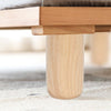 4x Wooden Sofa Legs replacement tapered feet for stool bed chair TURNED WOOD