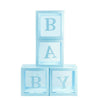 4PCS Boy Girl Baby Shower Love Party Decorations Transparent Cardboard Box Gift