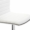 HOMCOM Armless Mid-Back Adjustable Office Chair with 360 Swivel Ergonomic White
