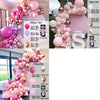 Balloon Arch Garland Chorme Metallic Balloons Globos Happy Birthday Party Decor