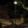 Victorian Solar Outdoor Lighting Security Garden Path Lamp Post Lantern 1.8m