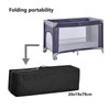 Portable Baby Travel Cot Crib Bassinet Bed Playpen Infants with Mattress Folding