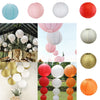 12x Foldable Paper Lanterns Lamp Shade Wedding Birthday Anniversary Party Venue