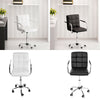 Office Chair with Armrest Padded Swivel Chair PU Leather Comfy Computer Chair