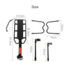 Rear Seat Aluminum Bike Rack Bicycle Mountain Mount Pannier Luggage Carrier UK