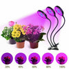 3 Head 45W LED Grow Light Growing Veg Flower Indoor Clip-on Plant Lamp UK Plug-