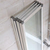 4 Fold Folding Bath Shower Screen 1400mm High Bathroom Glass Door Panel