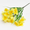 ARTIFICIAL SILK FLOWERS SMALL DAFFODIL BUNCH Wedding Home Outdoor