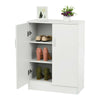 Shoe Cloth Storage Cabinet Cupboard Footwear Rack Stand Wood Sideboard Organizer