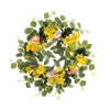 LED Easter Wreath with Light Colorful Eggs Spring Wall Door Garland Hanging Deco