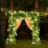 Artificial Ivy Leaf Garland Fairy Lights Outdoor Solar Garden Lights Wedding Dec