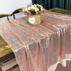 48''x72'' Gold Rose Sparkly Sequin Tablecloth Background Wedding Party Decor