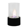 Bio Ethanol Fireplace Patio Heater Fire Pit In/Outdoor Table Glass Top Burner UK