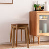 Rest Bamboo Square Stool Bathroom Spa Bath Seat Bench Kitchen Dinner Chair Home