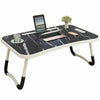 Laptop Bed Tray Table Portable Lap Desk Notebook Breakfast Tray Cup Slot UK