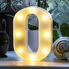 Large LED Light Up Numbers 22cm White 0-9 Wedding Birthday Party Xmas Night Lamp
