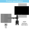 Monitor Mount and Laptop Stand Adjustable Arms 13-27" Screens VESA