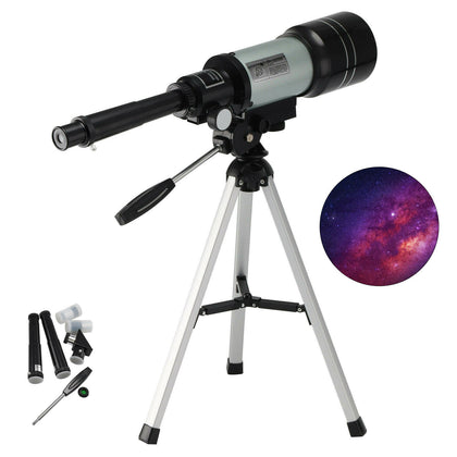 F30070m Monocular Professional Space Astronomic Telescope With Tripod New