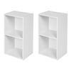 2, 3, 4 Tier Wooden Bookcase Shelving Display Shelves Storage Unit Wood Shelf