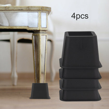 4pcs Bed Chair table risers Feet pp heavy duty Furniture Feet Lifter durable