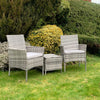 Rattan Garden Furniture Bistro Set Tea for two 2 Outdoor Patio