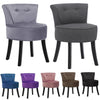 Dressing Table Stool Fabric Padded Seat Makeup Vanity Chair Bedroom Living Room