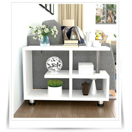 2 Tier Coffee Table Side-End Sofa Table Bedsides Desks Storage Shelf Home Office