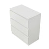 White / Black Chest of Drawers Bedside Table Nightstand 3 Drawer Cabinet Bedroom