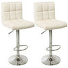 Cuban Bar Stools Faux Leather Gas Lift Modern Breakfast Kitchen Barstool Swivel