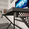 Modern Gaming Desk Computer Table PC Laptop Racing Game Workstation UK