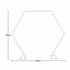2.1M Metal Hexagon Flower Stand Hoop Centrepiece Wedding Birthday Xmas Party Dec