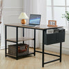 120x60cm Computer Desk with Storage Shelves Home Office Study Writing Work Table