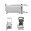 Potato Chipper French Fries Slicer Chip Cutter Chopper Maker 2 Blades Stainless