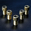 5 Piece Brass Presta Valve Schrader Adaptor Bicycle Mountain Bike Tire Tube Pump