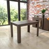 Dining Table 4 Seater MDF Wood Kitchen Dining Room Seat Home Furniture Walnut