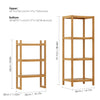 7 Tiers Storage Shelves Free Standing Shelving Unit Adjustable Display Rack
