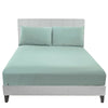 Plain Duvet Cover & Pillowcase Reversible Bedding Set or Fitted Sheet