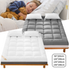 Mattress Topper 10cm Deep Thick Hotel Soft Microfiber Single Double King Super