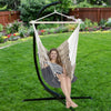 7ft Tall Multi-Use Heavy-Duty Steel Hammock Stand Frame for Swing Egg Chairs Bed