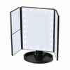 22 LED Tri Folding Touch Makeup Mirror Tabletop Cosmetic Vanity LED Light Mirror