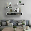 Large Floating Display Shelves Retro Modern Wall Mounting Shelving Storage UK