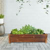 Garden Planter Raised Bed Durable Pine Wood Planter Box 65cm Indoor Outdoor Use