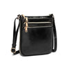 Women Faux Leather Ladies Zipper Tote Crossbody Bag Medium Multi-pocket Handbag