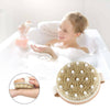 WOODEN BODY BRUSHES WITH MASSAGE NODULES DETOX BATH SHOWER STIMULATES CLEANS