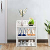 3/4/5 Tiers Shoe Rack Storage Shelf Display Stand Organiser Unit Cabinet White