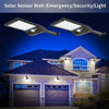 2x 36LED Solar Powered Garden Wall Security Lights Motion Sensor Outdoor Lamp UK