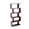 5 Tier Storage Shelf S-Shape Bookcase Display Shelving Unit Room Divider Rack UK