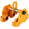 Push Beam Trolley 2 Ton Adjustable Screw Type Push Roller Trolley 4400 Lbs